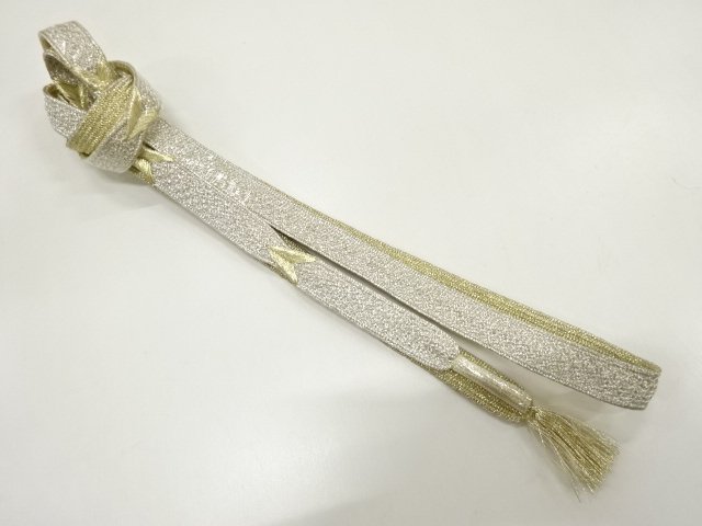 未使用品　正絹　手組帯締め